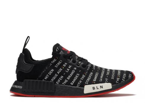 아디다스 Nmd r1 베를린 화이트 블랙 옐로우 EG6363