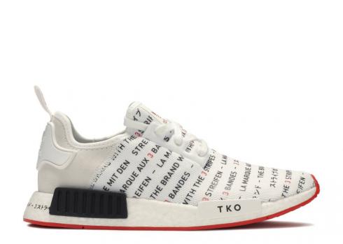 アディダス NMD R1 TKO ホワイト ブラック レッド EG6362