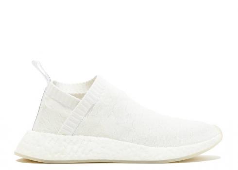 アディダス レディース Nmd cs2 プライムニット ホワイト フットウェア BY3018 。