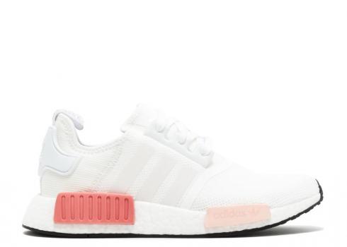 アディダス レディース NMD R1 ホワイト ローズ フットウェア BY9952 。