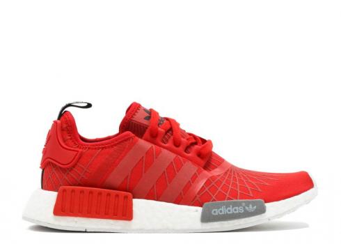 Adidas Nữ Nmd r1 Đỏ Tươi Trắng S79385