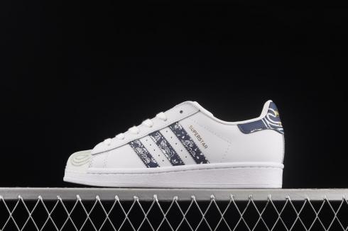 Adidas Originals Superstar Cloud White Collegiate Navy GX3655 .