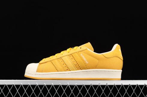 Adidas Originals Superstar Cloud White Yellow BD8067