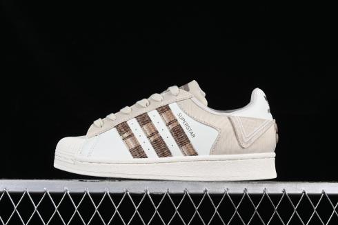 Adidas Originals Superstar White Brown IG3004