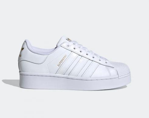 Adidas Superstar Cloud White Gold Metallic Shoes FV3334