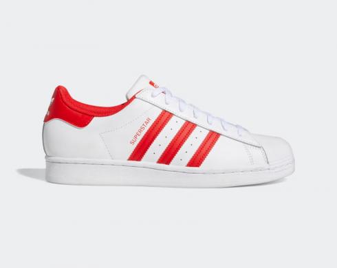 Adidas Superstar Cloud White Vivid Red GZ3741