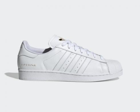 Sepatu Putih Adidas Superstar Gold Metallic Footwear FU9196