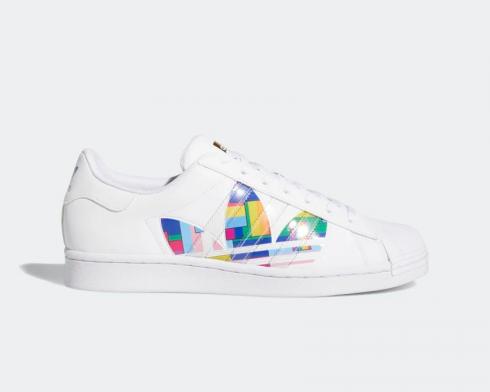 Adidas Superstar Pride Cloud Vita Skor FY9022