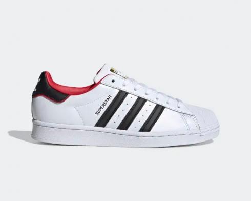 Adidas Superstar Valentine's Day White Black Red FW6384