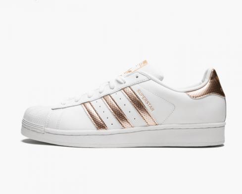 Adidas Nữ Superstar Rose Gold White BB1428