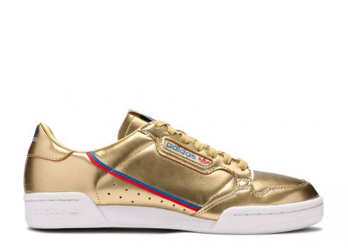 Adidas Continental 80 Gold Metallic Crystal White FW5352