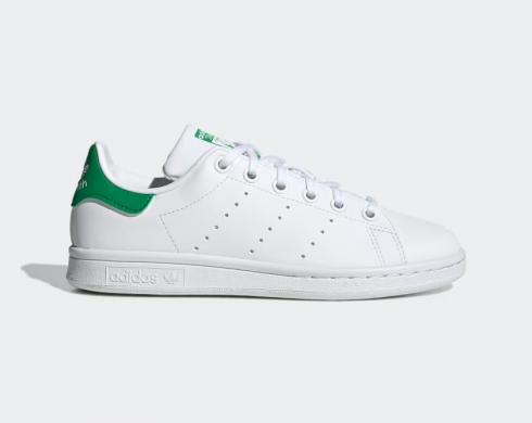 Adidas Stan Smith J Cloud White Green FX7519