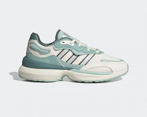 Adidas Zentic Chalk White Hazy Green GX0422 。