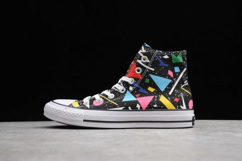 Converse All Star 100 Geometric Hi JPN Black White 1SC086