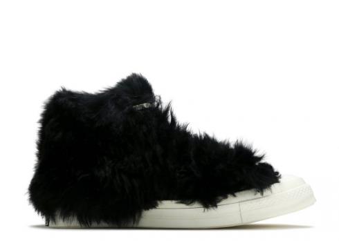 Converse Ambush X Chuck 70 High Fuzzy Black Egret 170586C