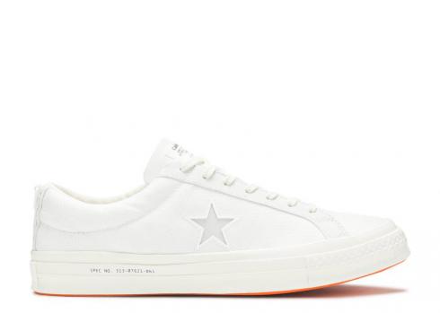 Converse Carhartt Wip X One Star White Orange Vibrant 162821C