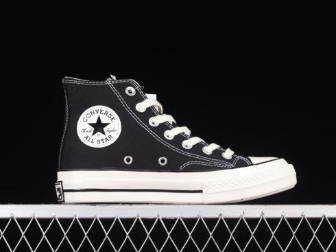 Converse Chuck 70 Hi Varsity Letter Nero Bianco A05967C