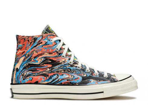 Converse Chuck 70 High Marble Egret Multi Black 167373C