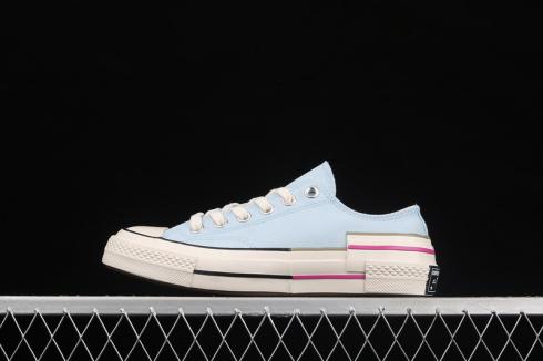 Converse Chuck 70 OX Chambray Blue White Purple 570789C