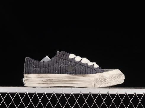 Converse One Star Pro Dark Grey Distressed A04973C