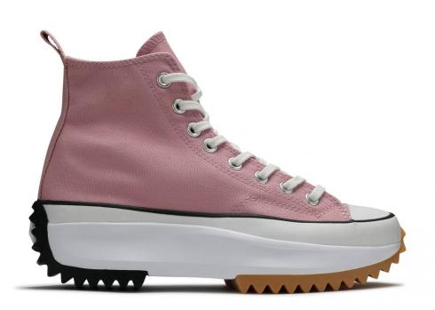 Converse Run Star Hike High Lotus Pink White Black 168892C