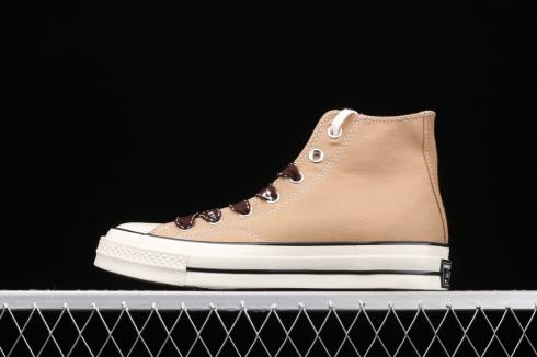 Hermes x Converse Chuck 70 High Khaki Black White 168504C