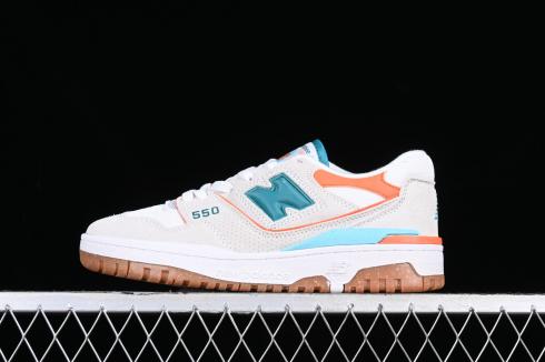 New Balance 550 Sea Salt Verdigris Poppy BBW550DA