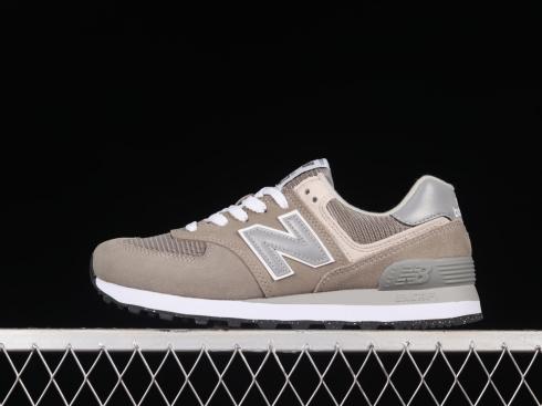 New Balance 574 グレー ホワイト シルバー ML574EVG 。