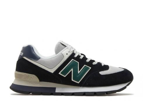 New Balance 574 Rugged Black Green ML574DVB