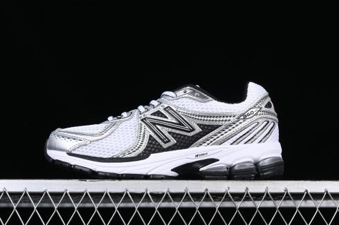 New Balance 860v2 White Black Silver L860XD