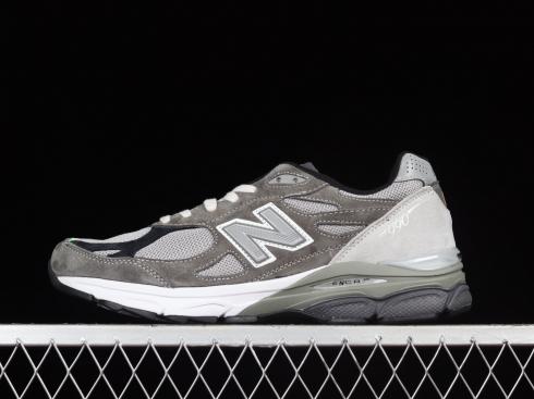 New Balance 990V3 US9D Black Grey White M990MC3