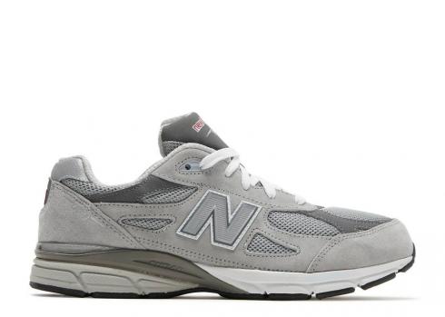 New Balance 990v3 Big Kid Grey GC990GY3