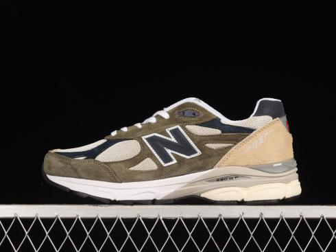 New Balance 990v3 MiUSA Grey Blue Olive M990TO3 .