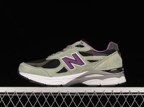 New Balance 990v3 MiUSA Teddy Santis Green Purple M990TC3