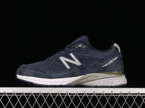 New Balance 990v4 Kith Navy White M990NV4