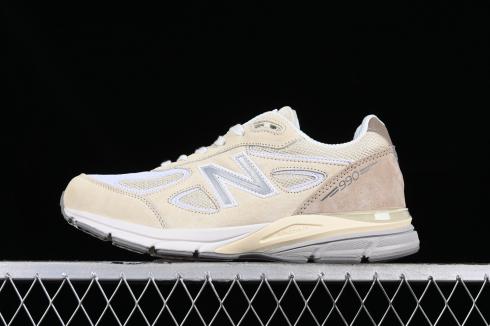 New Balance 990v4 Made in USA Cream Beige M990TE4