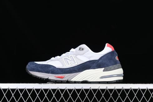 New Balance 991 Grey Navy Red White M991GWR