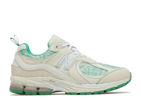 New Balance Ganni X 2002r Turtledove Island Green M2002RGC