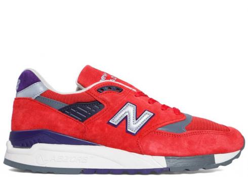 New Balance Jcrew X 998 Inferno Purple Red M998JS2