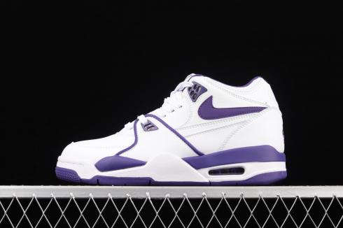 Nike Air Flight 89 White Court Purple Shoes CN0050-101