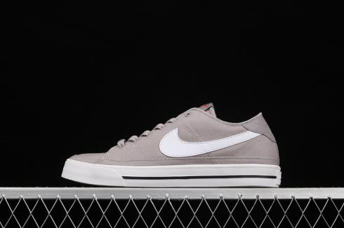 Nike Court Legacy Canvas College Grey Black White CW6539-001