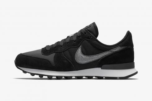 Nike Internationalist Glitter Black White AT0075-001