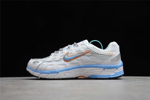 Nike P-6000 Marathon White Blue Running Shoes BV1021-103