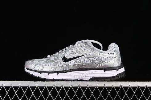 Nike P-6000 Metallic Silver White Black FD9876-101