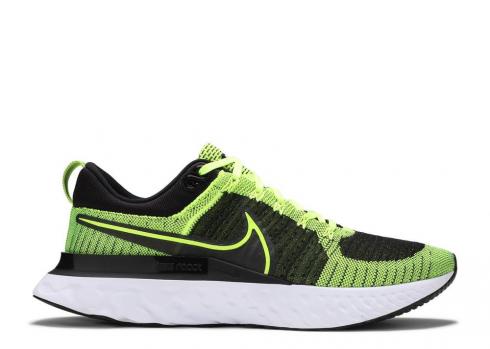 Nike React Infinity Run Flyknit 2 Volt Black CT2357-700