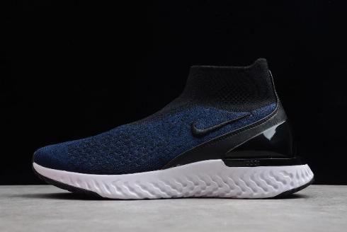 Nike Rise React Flyknit Dark Blue White AV5554 005