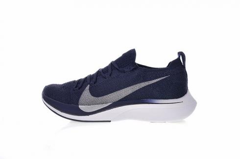 Nike Vaporfly Flyknit 4% Obsidian Metallic Silver AJ3857-405