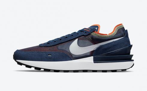 Nike Waffle One Midnight Navy Orange Melon Tint DA7995-401