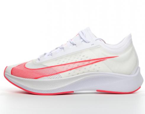 Nike Zoom Fly 3 White Laser Crimson AT8240-101