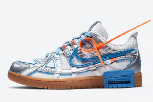 Off-White x Air Rubber Dunk University Blue Grey CU6015-100